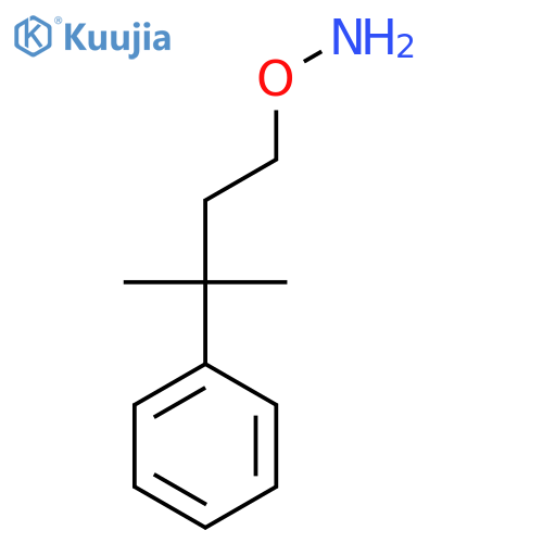O-(3-methyl-3-phenylbutyl)hydroxylamine structure