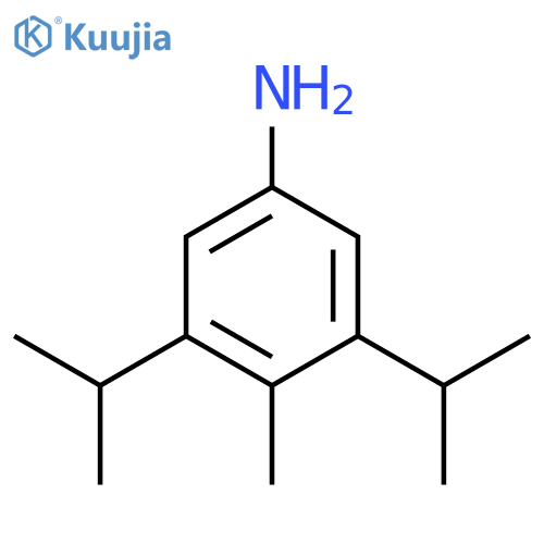 Benzenamine,4-methyl-3,5-bis(1-methylethyl)- structure