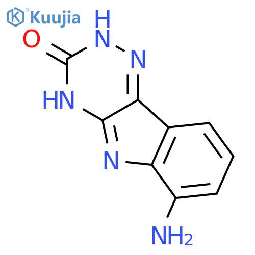 6-amino-2,4-dihydro-3H-1,2,4-Triazino[5,6-b]indol-3-one structure