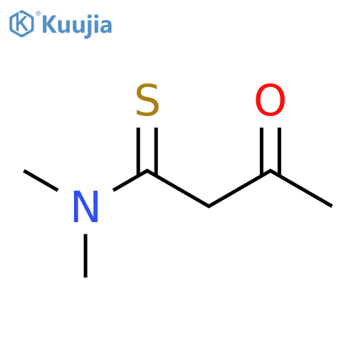 Butanethioamide, N,N-dimethyl-3-oxo- structure