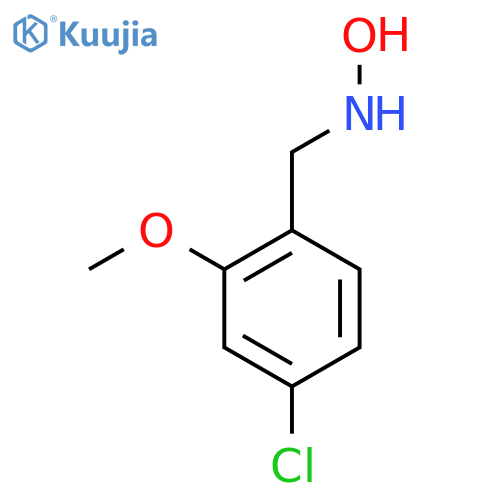N-(4-chloro-2-methoxyphenyl)methylhydroxylamine structure