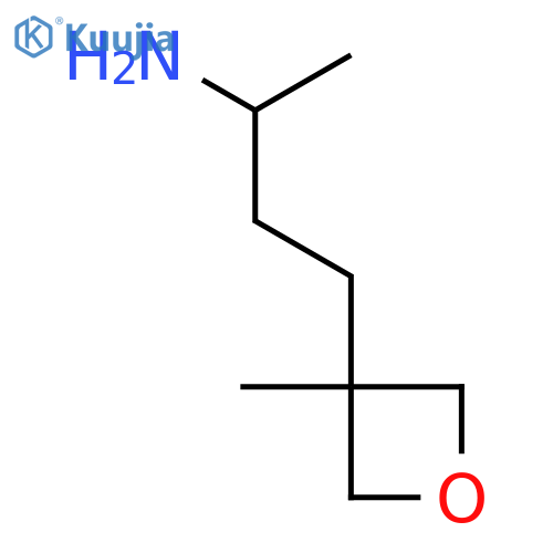 4-(3-methyloxetan-3-yl)butan-2-amine structure