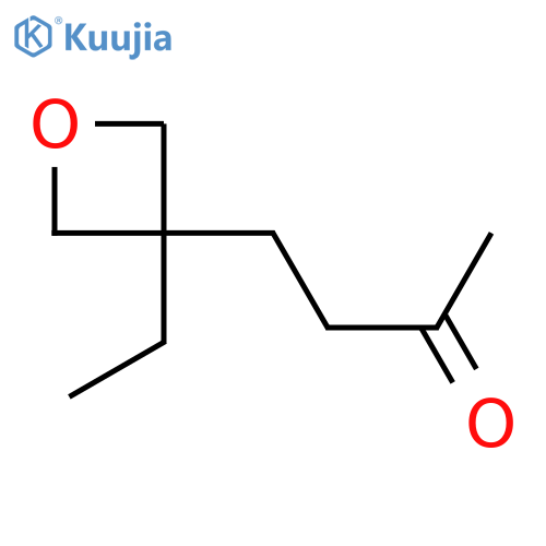 4-(3-ethyloxetan-3-yl)butan-2-one structure