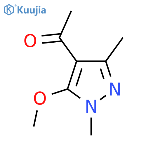1-(5-methoxy-1,3-dimethyl-1H-pyrazol-4-yl)ethan-1-one structure