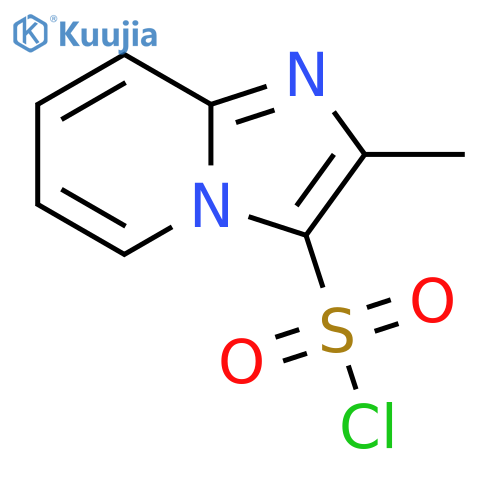 2-methylimidazo1,2-apyridine-3-sulfonyl chloride structure