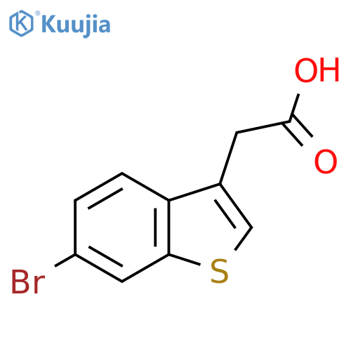 2-(6-Bromo-1-benzothiophen-3-yl)acetic acid structure