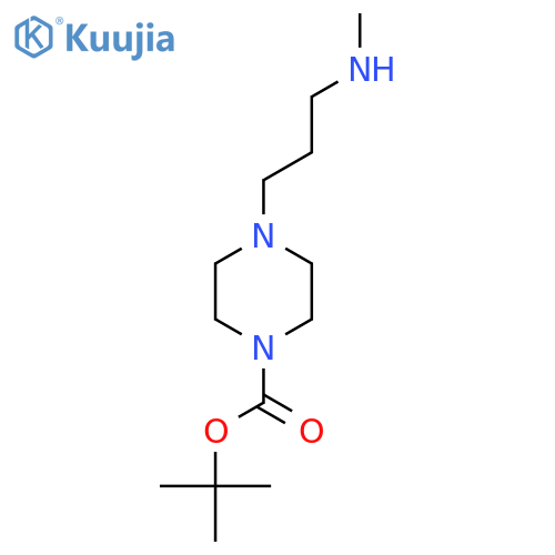 tert-butyl 4-3-(methylamino)propylpiperazine-1-carboxylate structure