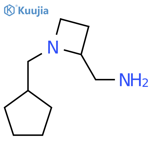 1-(cyclopentylmethyl)azetidin-2-ylmethanamine structure