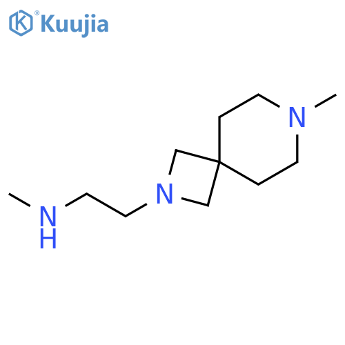 2,7-Diazaspiro[3.5]nonane-2-ethanamine, N,N-dimethyl- structure