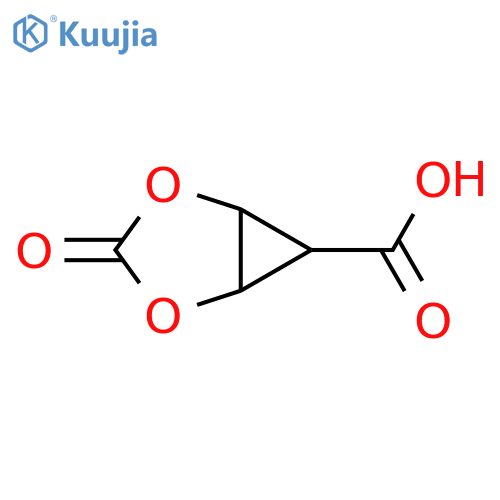 3-oxo-2,4-dioxabicyclo[3.1.0]hexane-6-carboxylic acid structure