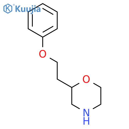 2-(2-phenoxyethyl)morpholine structure