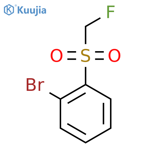 1-bromo-2-fluoromethanesulfonylbenzene structure
