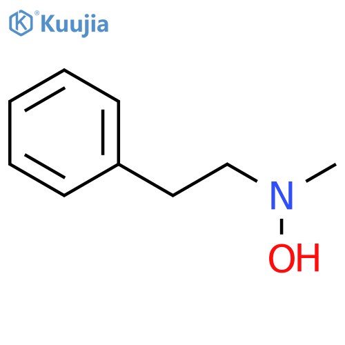 N-methyl-N-(2-phenylethyl)hydroxylamine structure