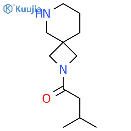1-{2,6-diazaspiro[3.5]nonan-2-yl}-3-methylbutan-1-one structure