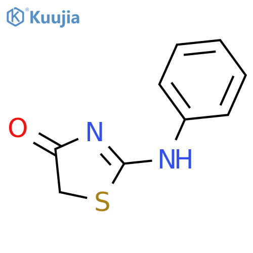 2-(phenylamino)-4,5-dihydro-1,3-thiazol-4-one structure