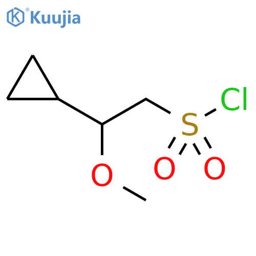 2-cyclopropyl-2-methoxyethane-1-sulfonyl chloride structure