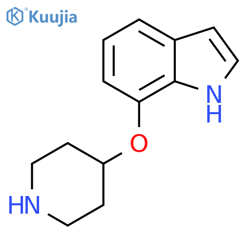 7-(piperidin-4-yloxy)-1H-indole structure