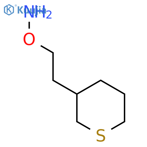 O-2-(thian-3-yl)ethylhydroxylamine structure