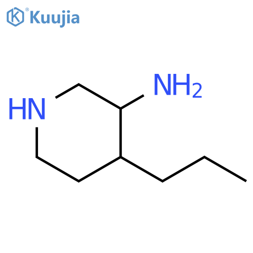 3-Piperidinamine, 4-propyl- structure