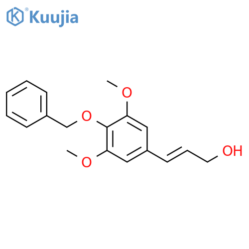 2-Propen-1-ol, 3-[3,5-dimethoxy-4-(phenylmethoxy)phenyl]-, (2E)- structure