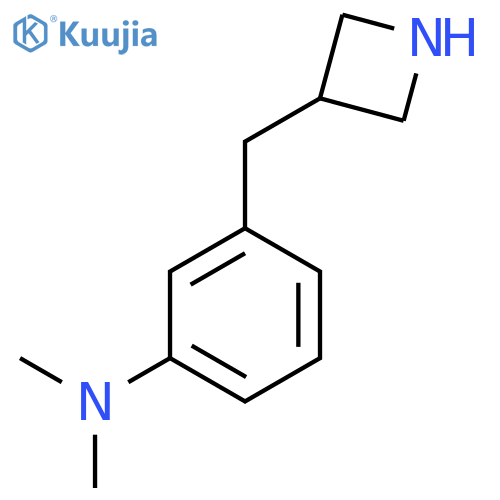 3-(azetidin-3-yl)methyl-N,N-dimethylaniline structure