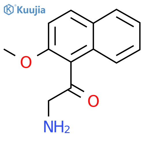 2-amino-1-(2-methoxynaphthalen-1-yl)ethan-1-one structure