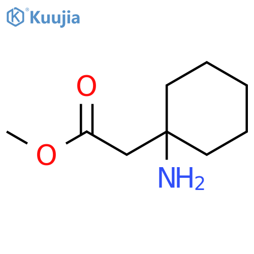 Methyl 2-(1-aminocyclohexyl)acetate structure