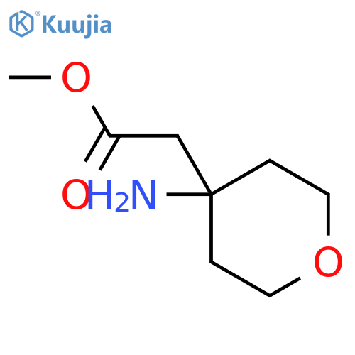 methyl 2-(4-aminooxan-4-yl)acetate structure