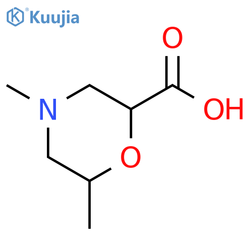 2-Morpholinecarboxylicacid,4,6-dimethyl- structure