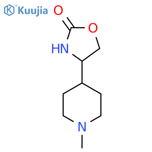 4-(1-methylpiperidin-4-yl)-1,3-oxazolidin-2-one structure