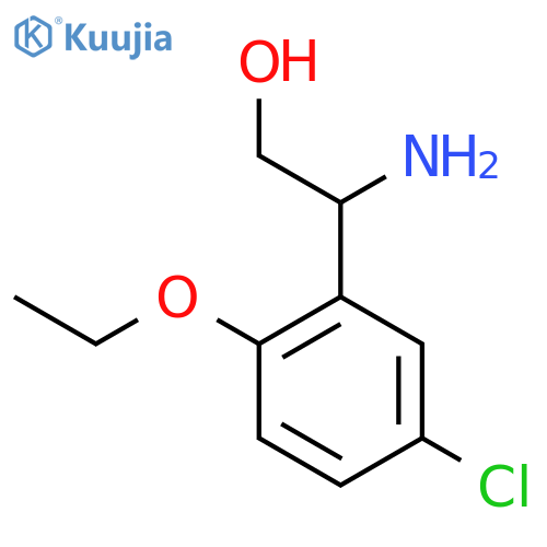 2-amino-2-(5-chloro-2-ethoxyphenyl)ethan-1-ol structure