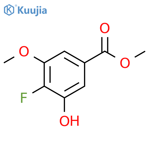 Methyl 4-fluoro-3-hydroxy-5-methoxybenzoate structure