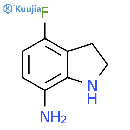 4-fluoroindolin-7-amine structure