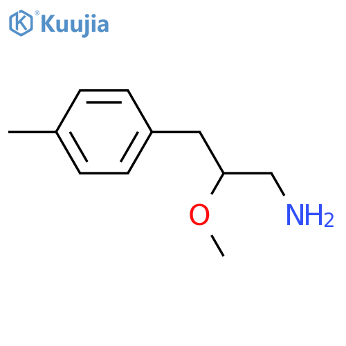 2-methoxy-3-(4-methylphenyl)propan-1-amine structure