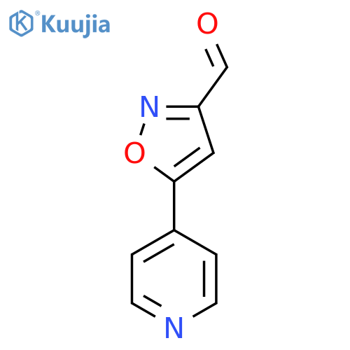 5-(Pyridin-4-yl)-1,2-oxazole-3-carbaldehyde structure