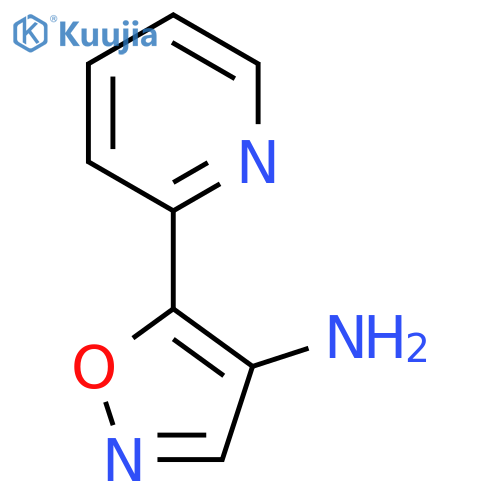 5-(pyridin-2-yl)-1,2-oxazol-4-amine structure