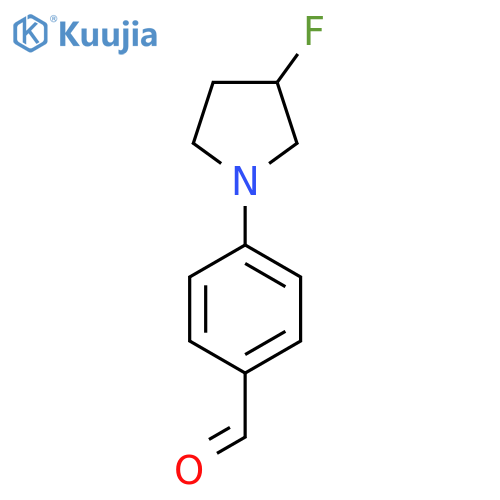 4-(3-Fluoropyrrolidin-1-yl)benzaldehyde structure