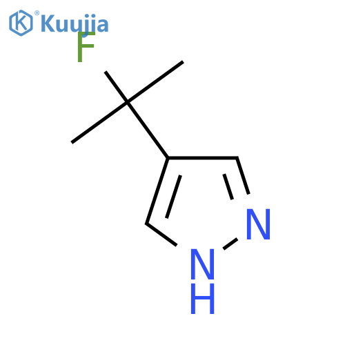 4-(2-fluoropropan-2-yl)-1H-pyrazole structure
