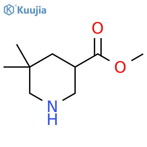 methyl 5,5-dimethylpiperidine-3-carboxylate structure