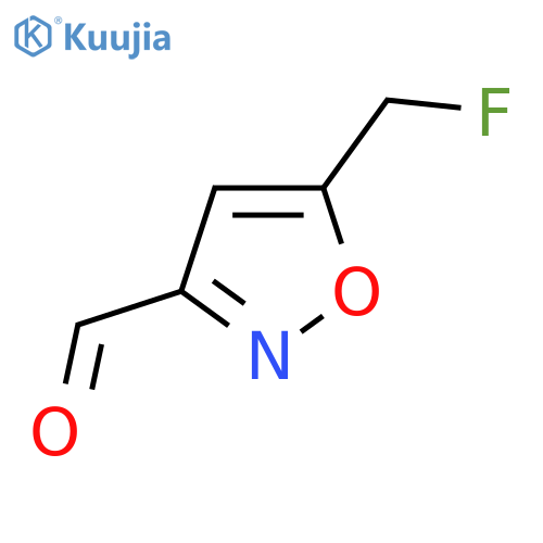 5-(Fluoromethyl)-1,2-oxazole-3-carbaldehyde structure