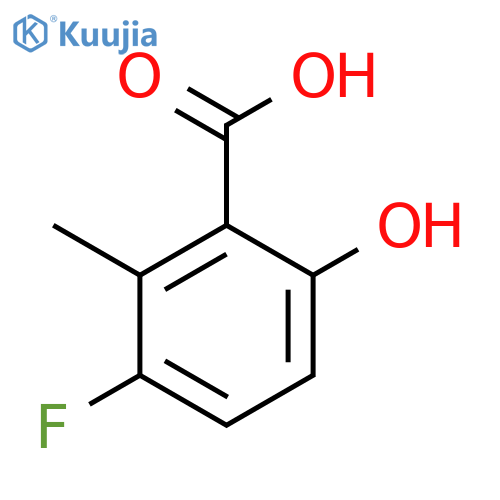 3-Fluoro-6-hydroxy-2-methylbenzoic acid structure
