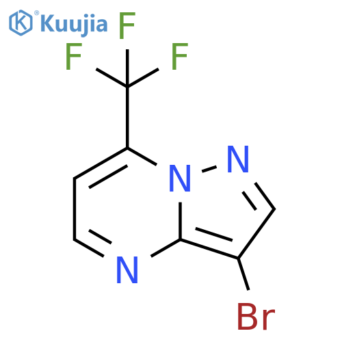3-bromo-7-(trifluoromethyl)pyrazolo1,5-apyrimidine structure