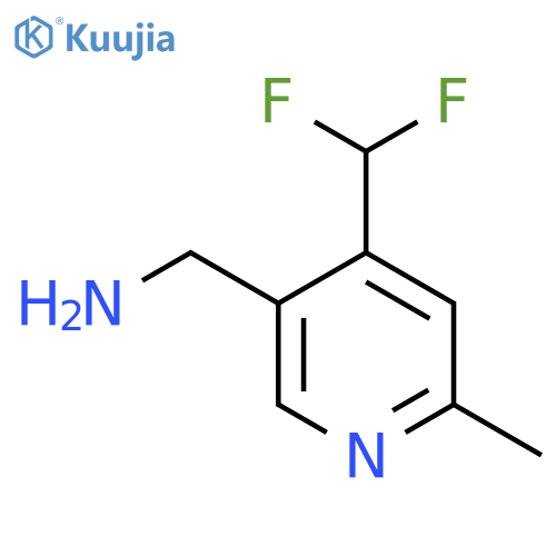 (4-(Difluoromethyl)-6-methylpyridin-3-yl)methanamine structure