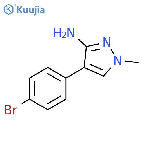 3-Amino-4-(4-bromophenyl)-1-methylpyrazole structure