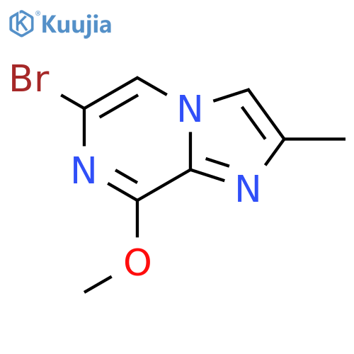6-Bromo-8-methoxy-2-methylimidazo1,2-apyrazine structure