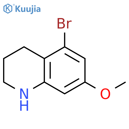 5-bromo-7-methoxy-1,2,3,4-tetrahydroquinoline structure