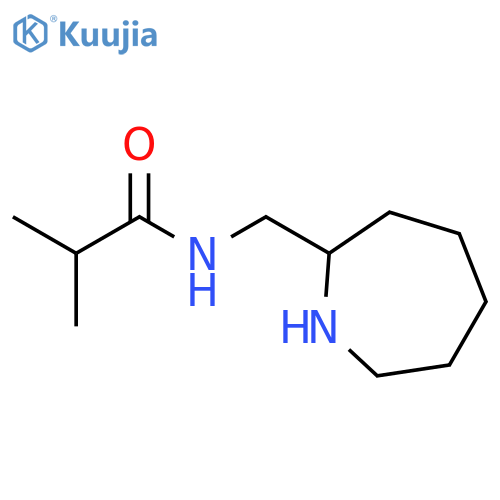 N-(azepan-2-yl)methyl-2-methylpropanamide structure