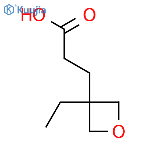 3-(3-Ethyloxetan-3-yl)propanoic acid structure