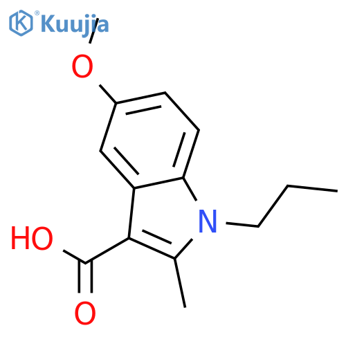 5-Methoxy-2-methyl-1-propyl-1H-indole-3-carboxylic Acid structure