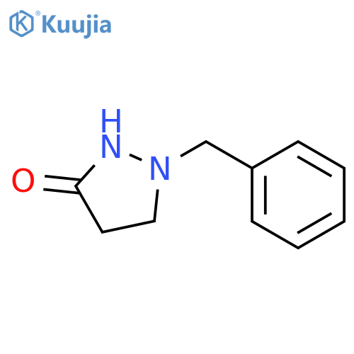 1-benzyltetrahydro-3H-pyrazol-3-one structure